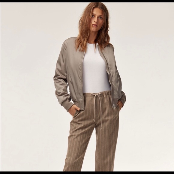 Aritzia Babaton Gilman Bomber Jacket - Picture 3 of 9